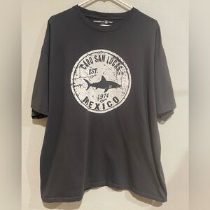 Caribbean Joe Men's Gray Short Sleeve Tee